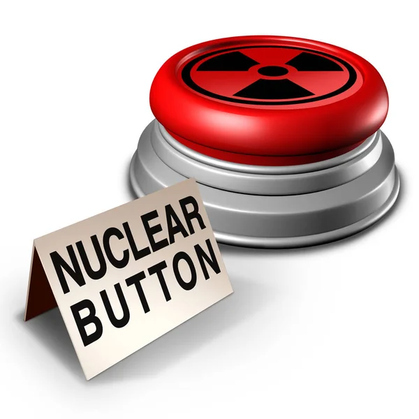 Botón nuclear — Foto de Stock