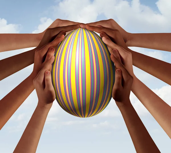 Persone di Pasqua — Foto Stock