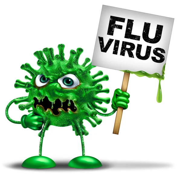 Flu Virus — Stock Photo, Image