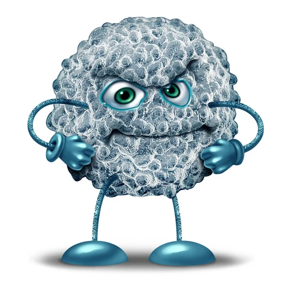 White Blood Cell Character — Stock Photo, Image