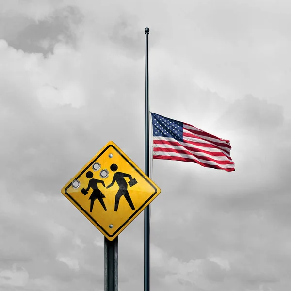 School Shooting Tragedy — Stock Photo, Image