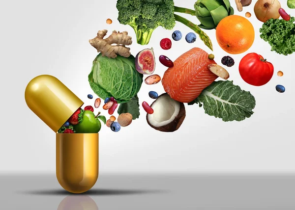 Suplementos vitamínicos — Fotografia de Stock