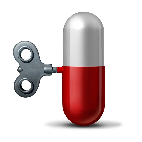 Símbolo da indústria farmacêutica — Fotografia de Stock