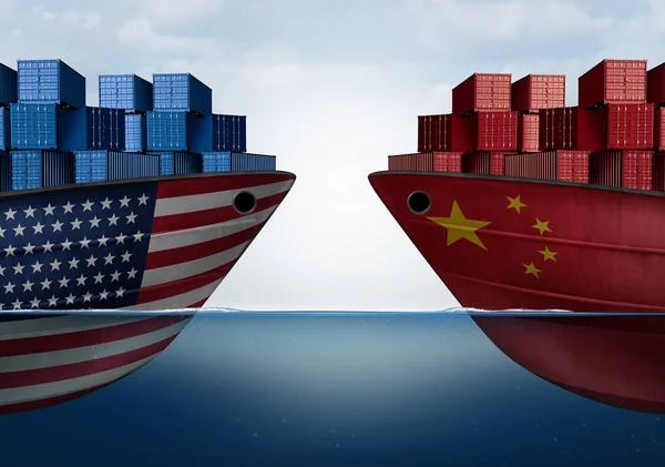 Handel van de Verenigde Staten China — Stockfoto