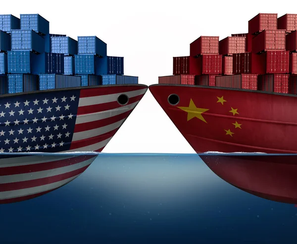 China United States Trade War — Stock Photo, Image