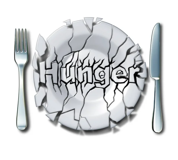 Hunger koncept — Stockfoto