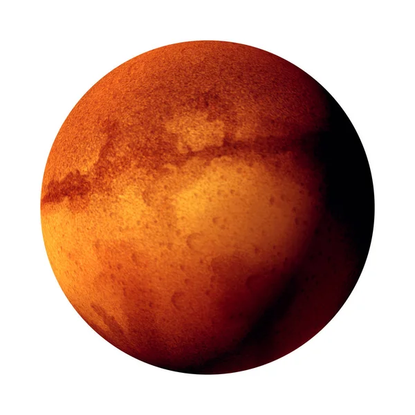 Mars isolierter Planet — Stockfoto