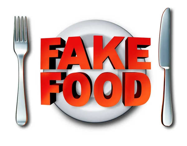 Fake żywności — Zdjęcie stockowe