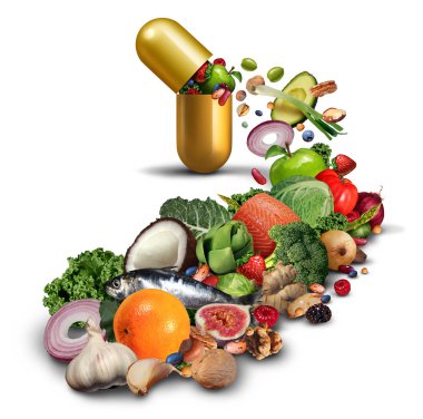 Natural Nutritional Supplement clipart