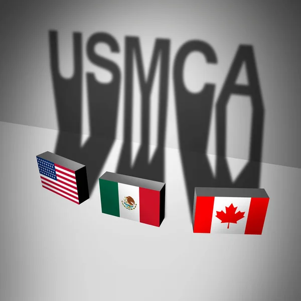 USMCA Concepto de Negocios — Foto de Stock