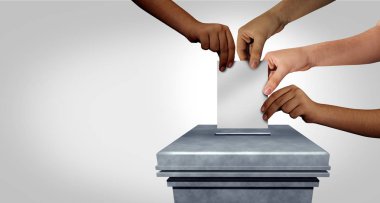 Voting Diversity Concept clipart