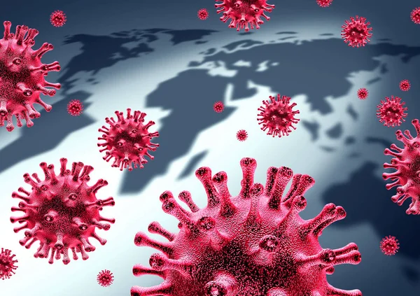 Всесвітній коронавірус здоров "я — стокове фото