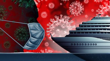 Cruise Ship Coronavirus clipart