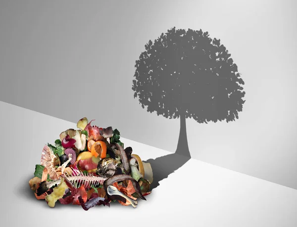 Recycling von Kompost — Stockfoto