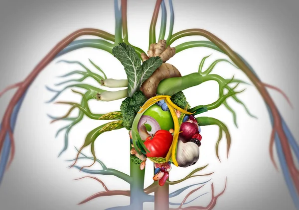 Friskt hjärta mat — Stockfoto