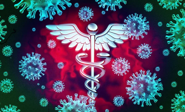 Sjukvård för virusinfektioner — Stockfoto