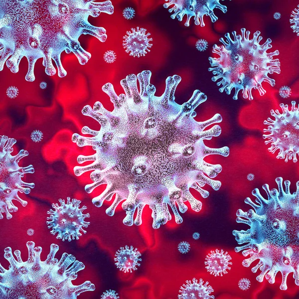 Covid Coronavirus Járvány Vagy Koronavírus Influenza Háttér Mint Egy Veszélyes — Stock Fotó