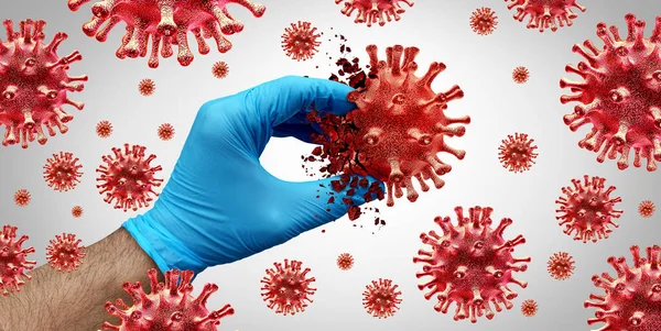 Virus Vaccination Coronavirus Influenza Background Medical Treatment Dangerous Flu Strain — Stock Photo, Image