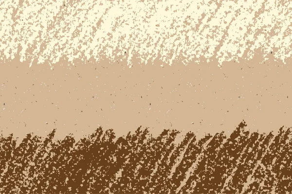 Espace de dessin à la main marron et blanc sur fond de papier artisanal. Bannière fond sans couture . — Image vectorielle