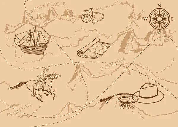 Macera vintage seamless modeli. 