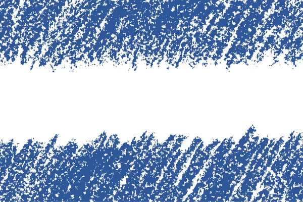 Mavi pastel tebeşir balmumu mum boya el kopya alanı çizimi. 