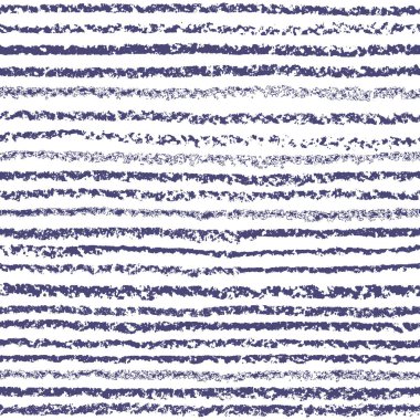 Pastel tebeşir eşyalarabulaşmış çok beyaz kontur çizgili mavi seamless modeli. 