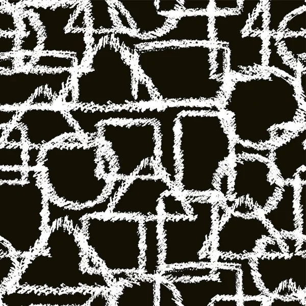 Las Formas Geométricas Blanco Negro Sin Costura Patrón Repetir Triángulo — Archivo Imágenes Vectoriales