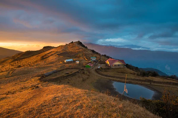 Campsite in Singalila National Park — Stock Photo, Image