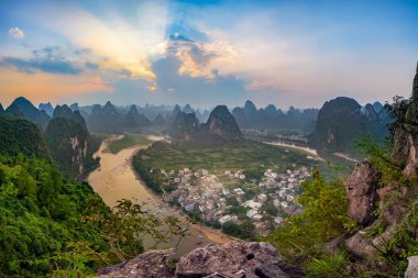 Guilin Hill'de Laozhai