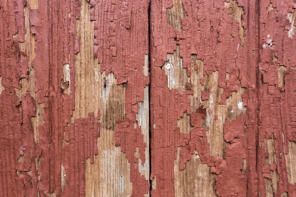 Rood Rustiek Geregenereerde Houten Muurachtergrond Sluiten — Stockfoto