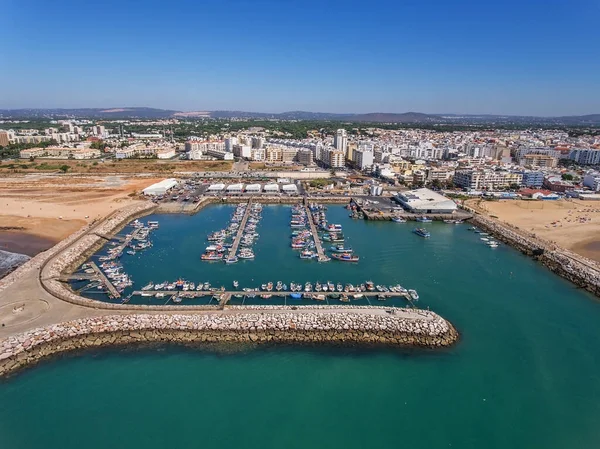 Puerto Pesquero Pescadores Ciudad Quarteira Portugal —  Fotos de Stock