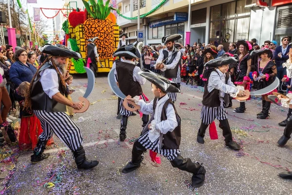 Loule Portugal 2016 포르투갈 알가르베의 Loule Algarve 평화적 카니발 Carnaval — 스톡 사진