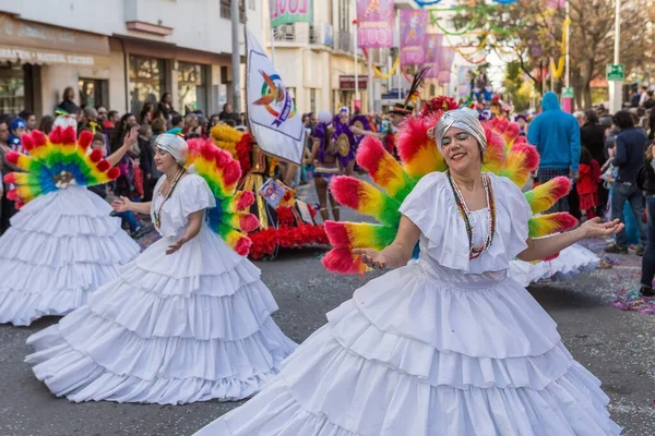 Loule Portugal Fevereiro 2016 Desfile Carnaval Cidade Loulé Algarve Portugal — Fotografia de Stock