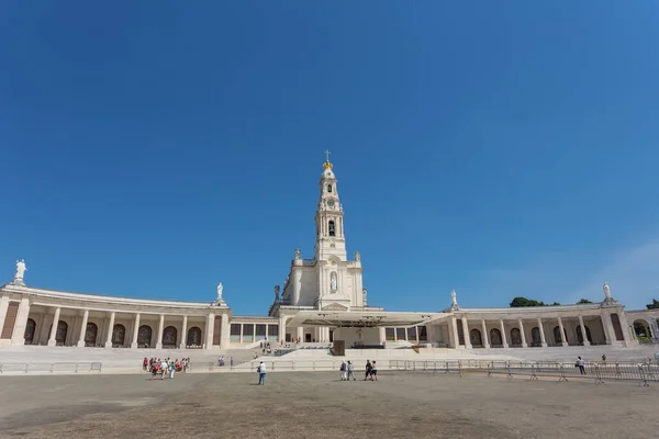 Heliga Kyrkan Fatima Portugal Panorama Utseende — Stockfoto