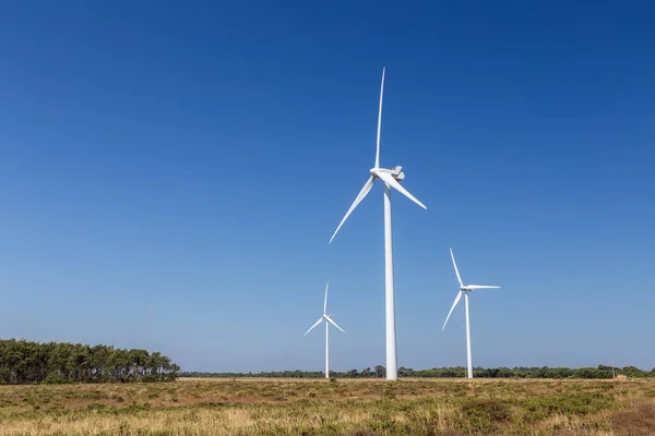 Systém Větrných Turbín Nahromadit Energii Portugalsko Sagres — Stock fotografie