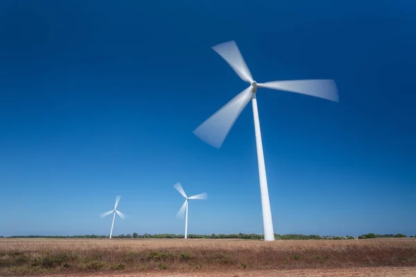 Wind Generating Station Motion Portugal Sagres — Stock Photo, Image