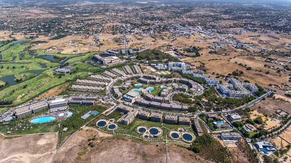 Panorama Von Albufeira Aus Der Luft Der Region Algarve Portugal — Stockfoto