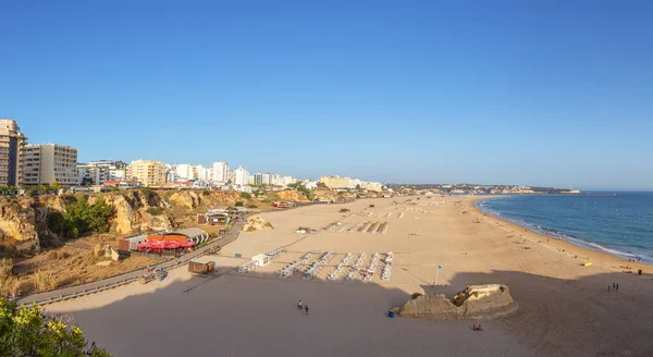 Blick Auf Den Strand Von Portimao Praia Rocha Algarve — Stockfoto