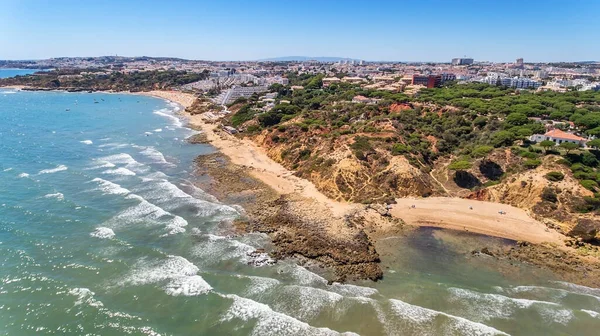 Stranden Vid Olhos Agua Algarve Portugal — Stockfoto