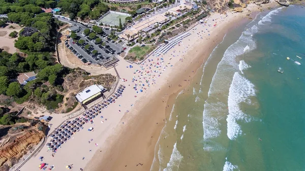 オルホス アグア ポルトガル アルブフェイラにビーチ — ストック写真