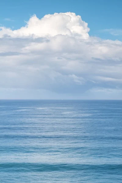 Aérien Océan Extérieur Nuages Blancs Image Poétique — Photo