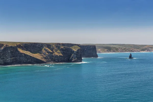 Praia Deliciosa Arrifana Para Surfar Portugal Algarve — Fotografia de Stock