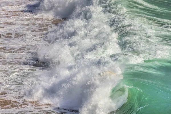 Шторм Хвиля Хвиль Саґресі Алгарве Португалія — стокове фото