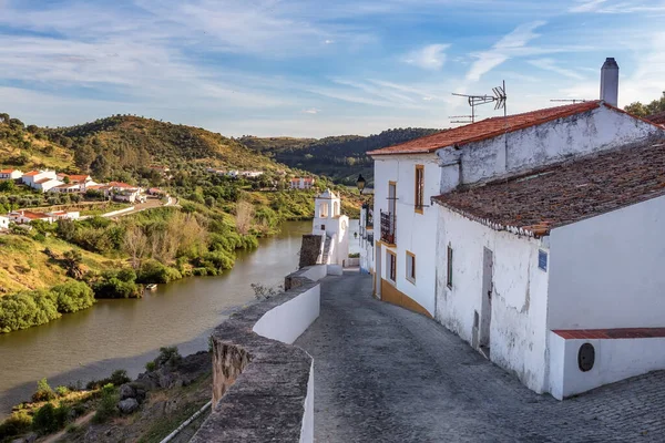 Δρόμοι Της Παλιάς Τουριστικής Πόλης Της Μέρτολα Πορτογαλία Alentejo — Φωτογραφία Αρχείου