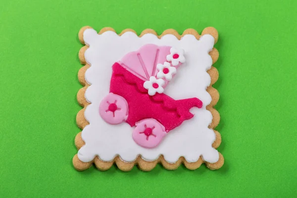 Dekorativní Sušenky Pro Novorozence Při Křtu — Stock fotografie