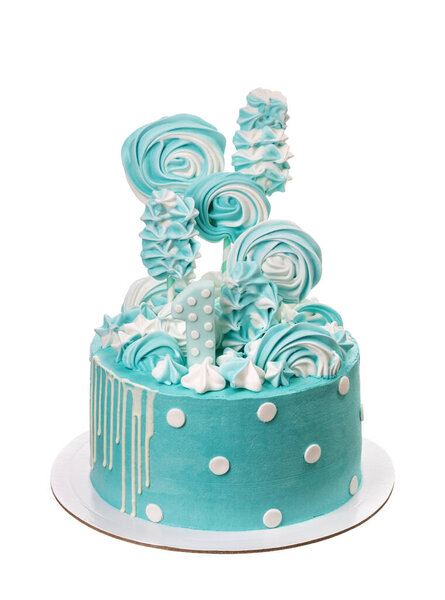 Вкусный торт к празднику свежести, цвет морской зелени
