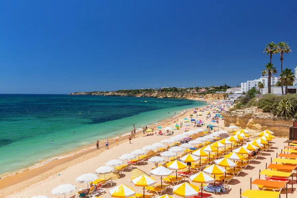 Hermosas Playas Costa Del Algarve Portugal Armacao Pera —  Fotos de Stock