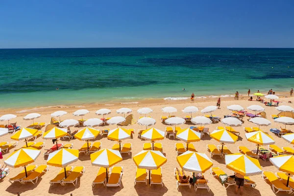 Portekiz Algarve Sahillerinin Güzel Plajları Armacao Pera — Stok fotoğraf