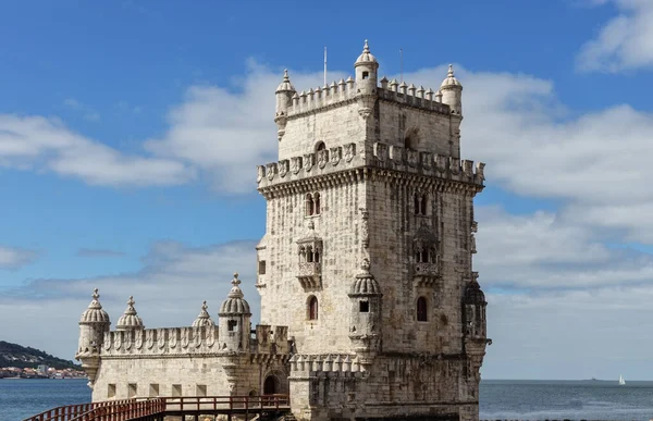 Lisabon Belem Tower Řeka Tagus Portugalsko Tejo — Stock fotografie