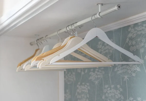 Hanger Hanging Wardrobe Close Wite — Stock Photo, Image